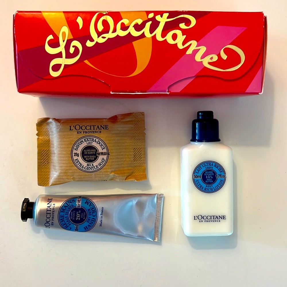 New L’Occitane Body Lotion, Hand Cream, Milk Soap products